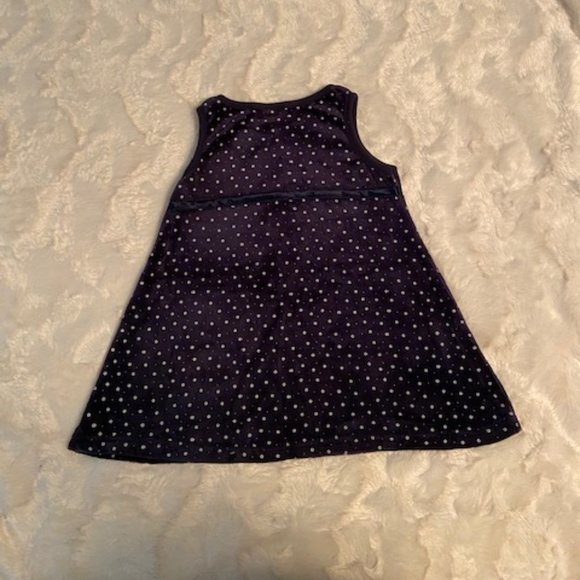 2/$30 Cherokee Blue Velour Dress Girls Size 2/3 - Picture 4 of 5